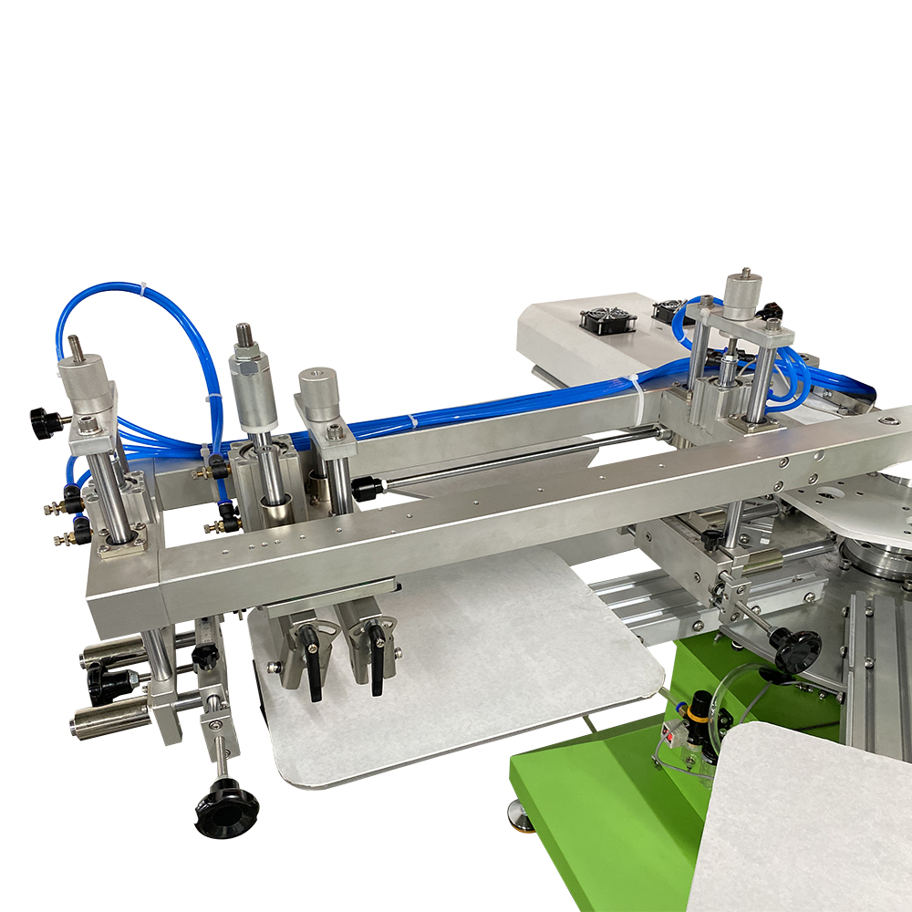 NM108 1 color 8 stations automatic T shirt silk screen printing machine